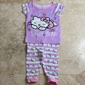 Hello Kitty Lavender Sleepy Head Pajama Set